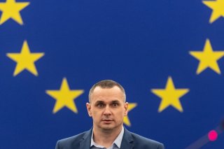 Oleg Sentsov était à Strasbourg en automne 2019 afin de recevoir du Parlement européen le Prix Sakharov (Archives).